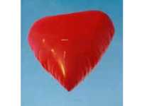 Heart shape helium advertising inflatables made in the USA.